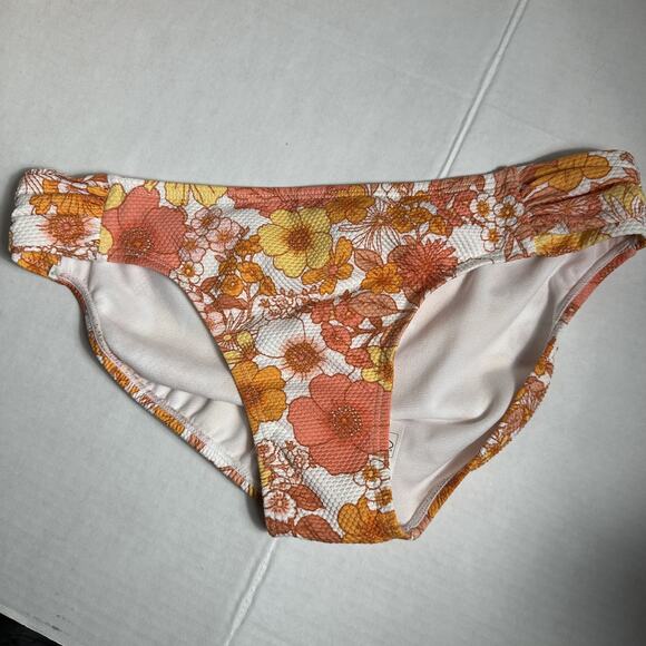 Raisins Girls Orange Floral Print Turtle Bay Set Two Piece Swimsuit Size 16 NWT - Picture 5 of 6
